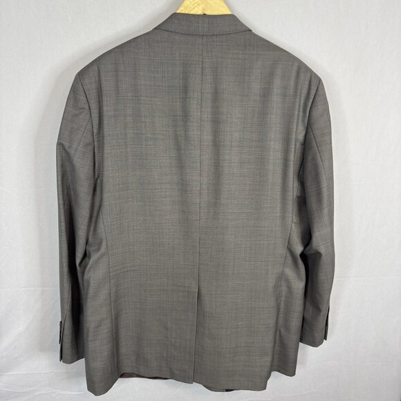 Brooks Brothers 346 Madison Fit Men 44 Brown Glen Plaid Wool Blazer Jacket - Picture 4 of 10